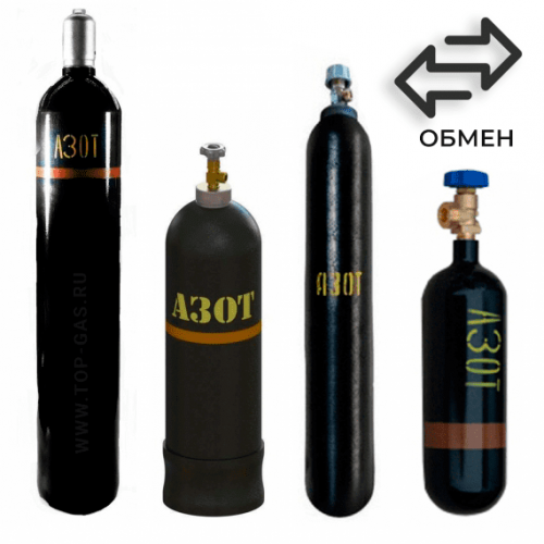 Обмен азотных баллонов в Косино